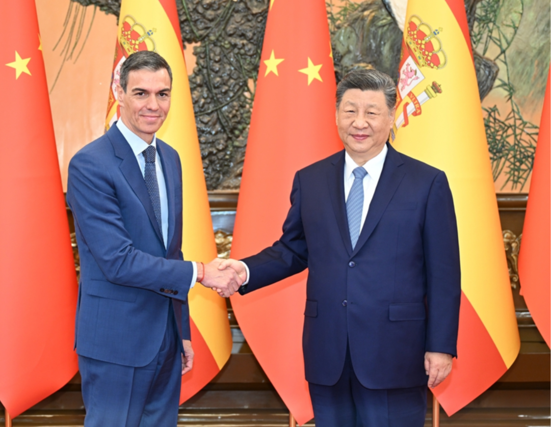 習近平會見西班牙首相桑切斯